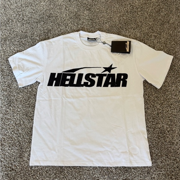 White HellStar T Shirt - Picture 1 of 4
